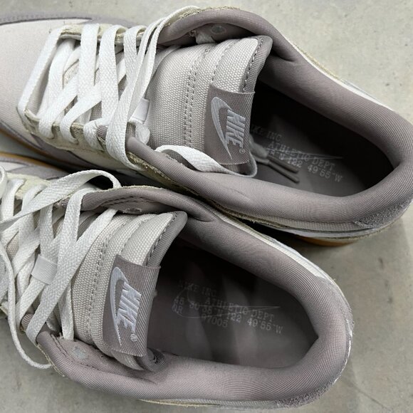 Nike Men's Dunk Low Suede and Canvas Phantom Grey Khaki HV4301 030 - New - Picture 7 of 8